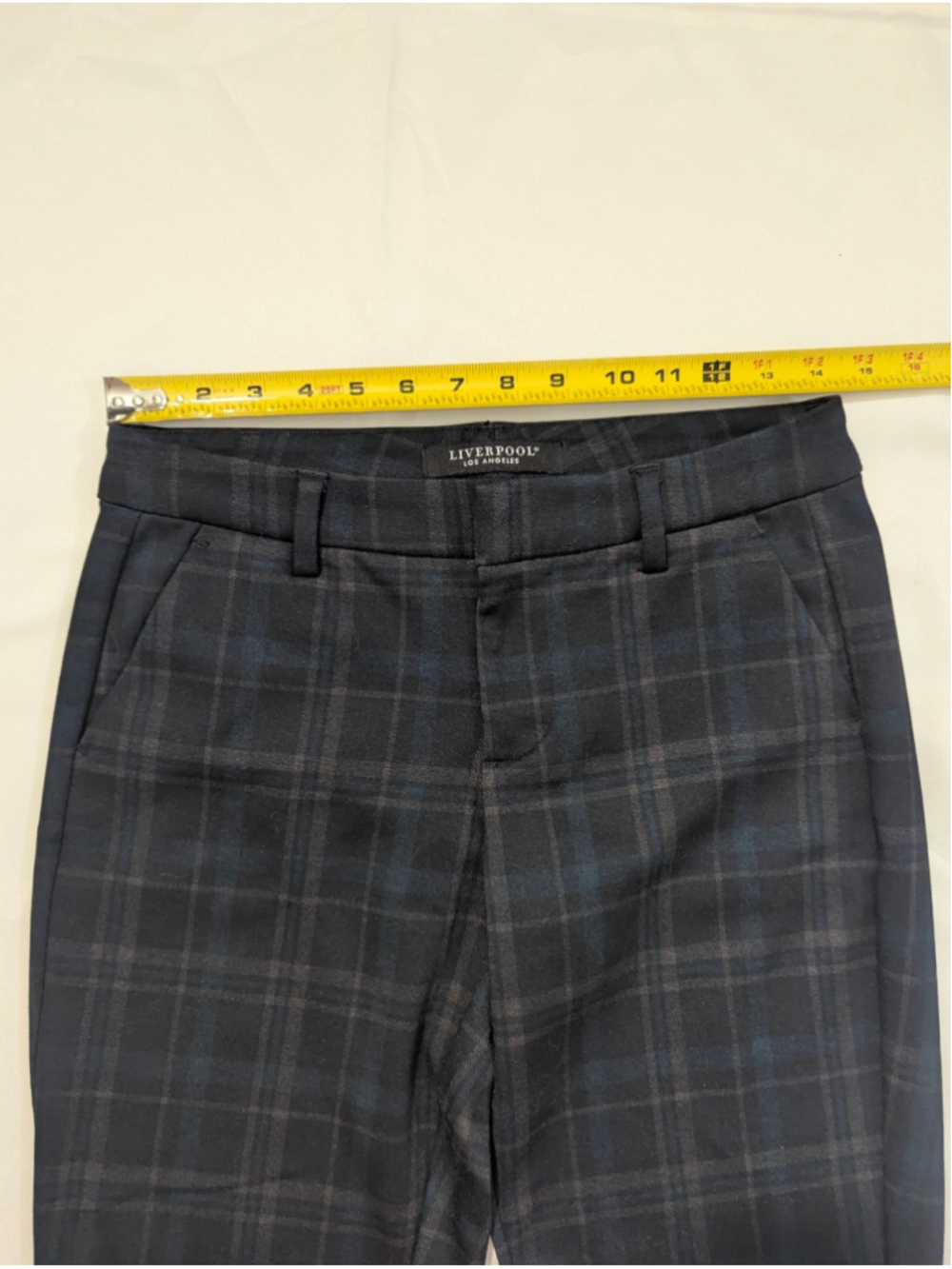 Liverpool Los Angeles Petite Plaid Ankle Pants 2P 2 26 - Picture 5 of 10